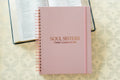 Soul Sisters Journal – 8.5×11 Pink Spiral with Rose Gold w/ "Soul Sisters, Christ-Centered Life"